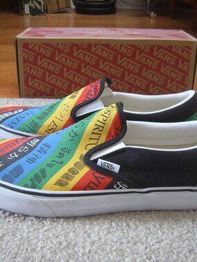 Vans Classic Slip On Spirit Men Unisex Shoes/Sneakers sz US 10.5/12W